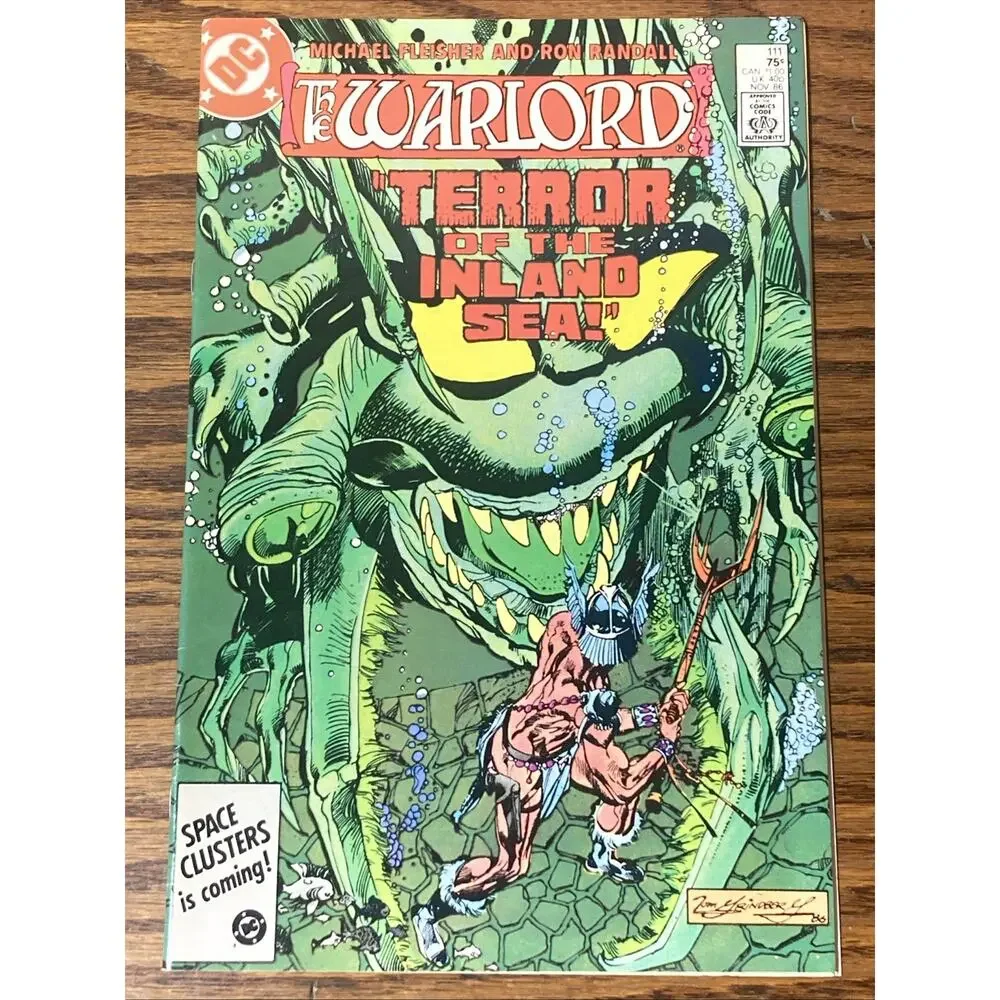 Warlord #111 DC Comics 1986 Terror Inland Sea Travis Morgan Comic